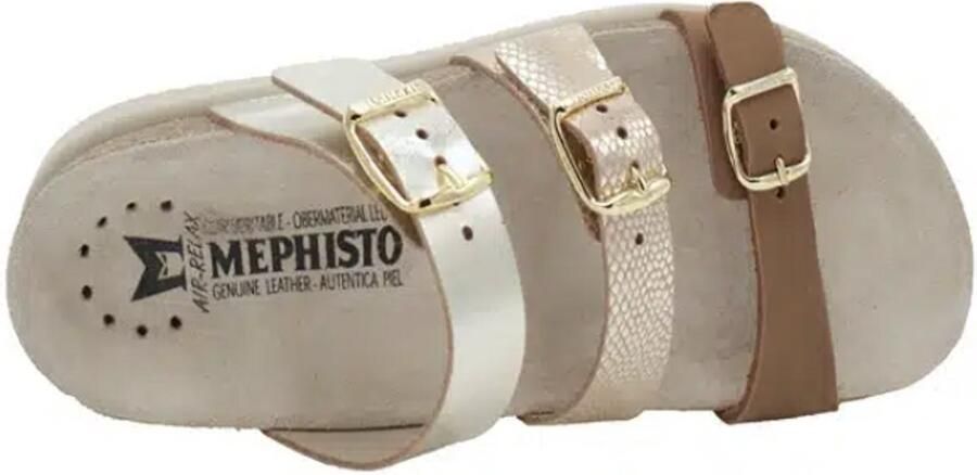 Mephisto HYACINTA SCRATCH Dames slippers Wit beige