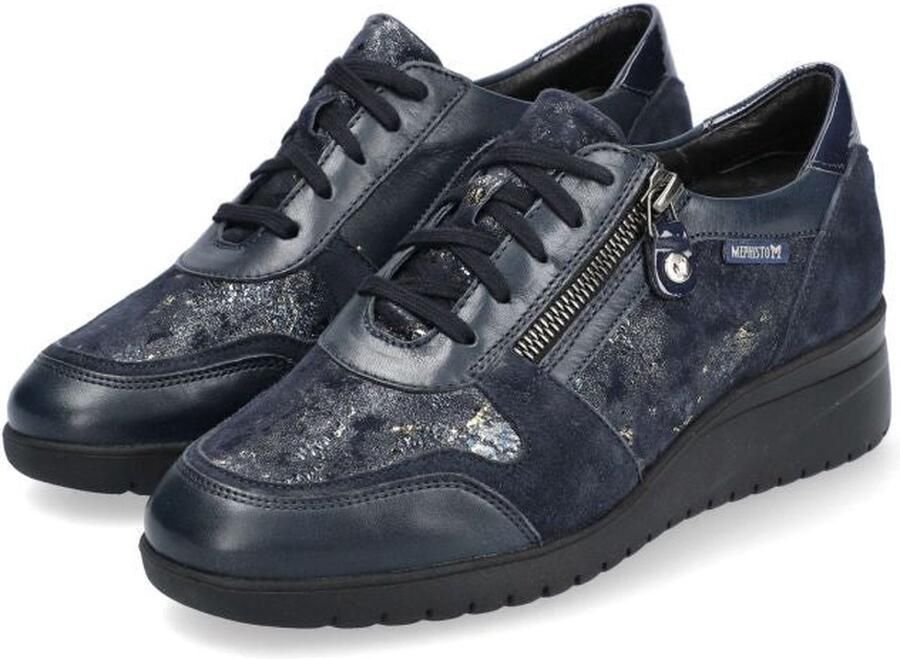 Mephisto IASMINA Dames veterschoen Donkerblauw - Foto 7