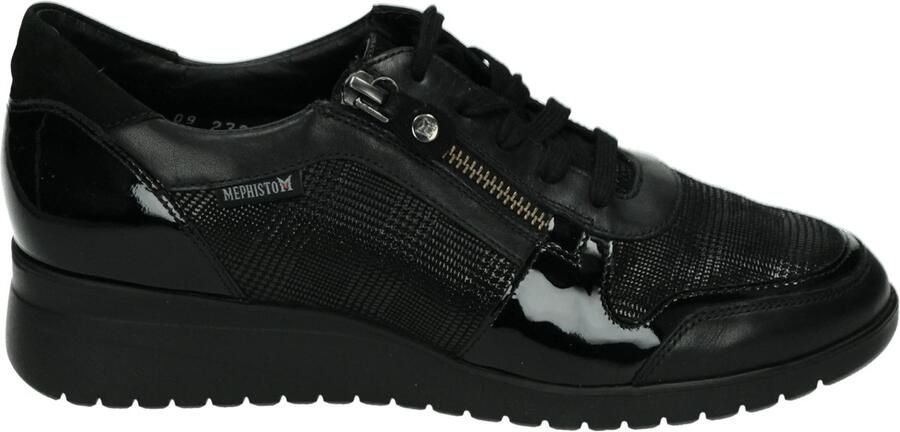 Mephisto IASMINA 7800 23414 4200 12200 Zwarte dames veterschoenen wijdte H - Foto 4