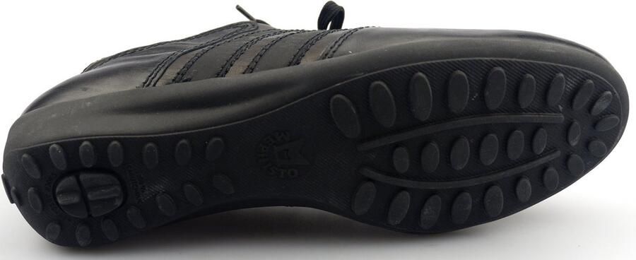 Mephisto Zwarte leren veterschoen voor dames Black - Foto 3