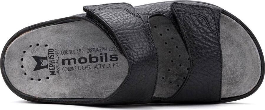 Mephisto Mobils JAMES heren sandaal zwart extra breed - Foto 3