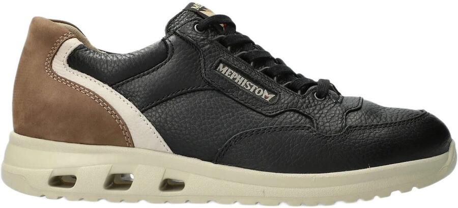 Mephisto Zwarte vetersneaker voor heren