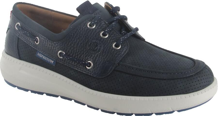 Mephisto JOZIO NOMAD 25513 OREGON 1345 DEEP BLUE heren veterschoenen sportief (7) blauw