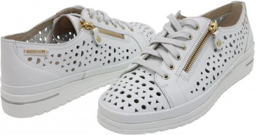 Mephisto June Perfo White 6131P5139004 Comfort Sneaker