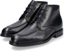 Mephisto Waterdichte Heren Enkellaars Zwart Leer