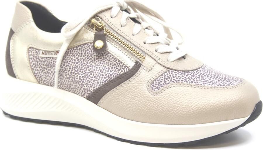 Mephisto Dames Sneakers Kim Light Sand Zand
