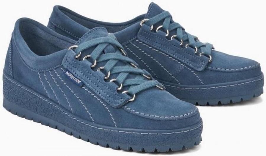 Mephisto LADY Dames Veterschoenen Blauw