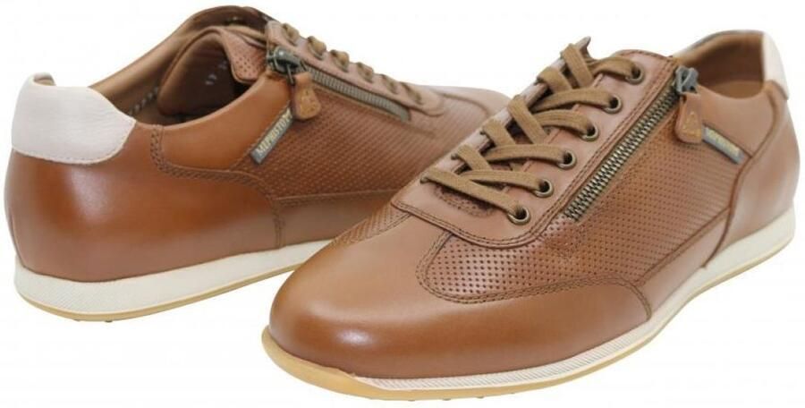 Mephisto Leon Chestnut Heren veterschoen met rits