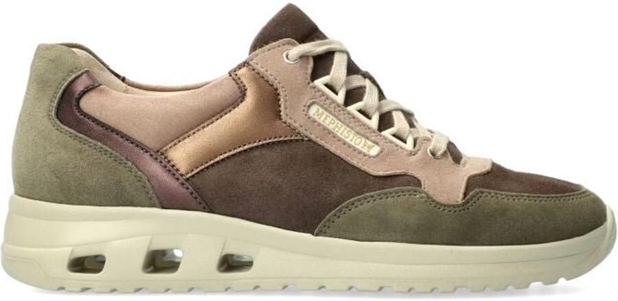 Mephisto Lorane dames veterschoen groen