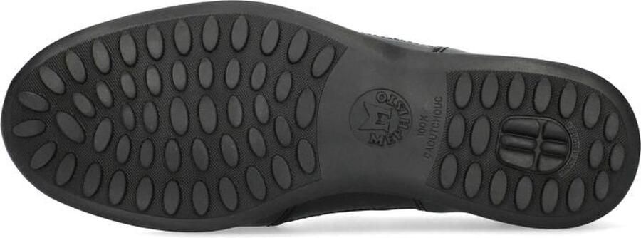 Mephisto Zwarte Leren Klittenbandschoenen voor Heren Black Heren - Foto 4