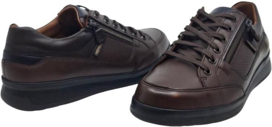Mephisto Lucca Brown Heren veterschoen voor steunzolen