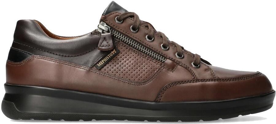 Mephisto Lucca heren sneaker Bruin