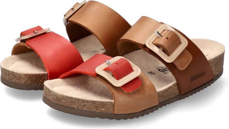 Mephisto Luchtige en comfortabele damessandaal Brown Dames