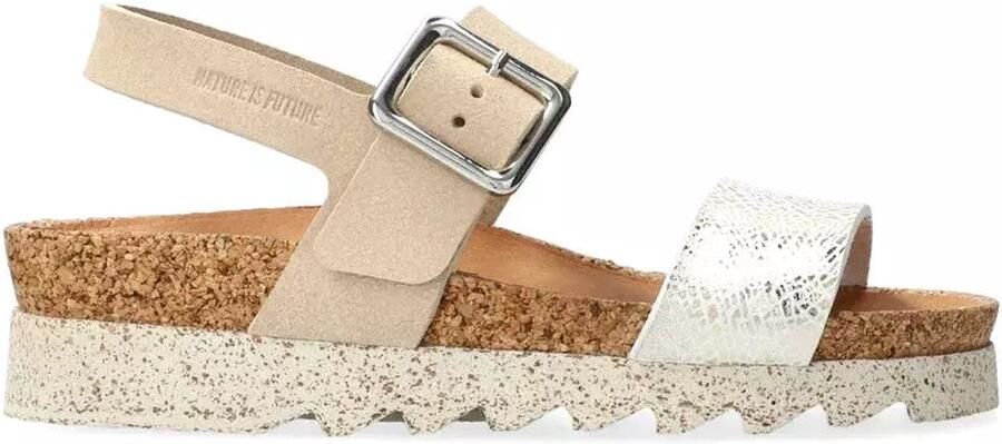 Mephisto Zilveren Nature Is Future Sandaal