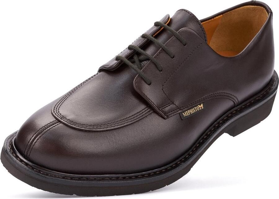 Mephisto Stijlvolle Herenschoen met Veters Brown Heren
