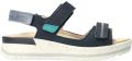 Mephisto Ergonomische brede pasvorm sandalen - Blauw