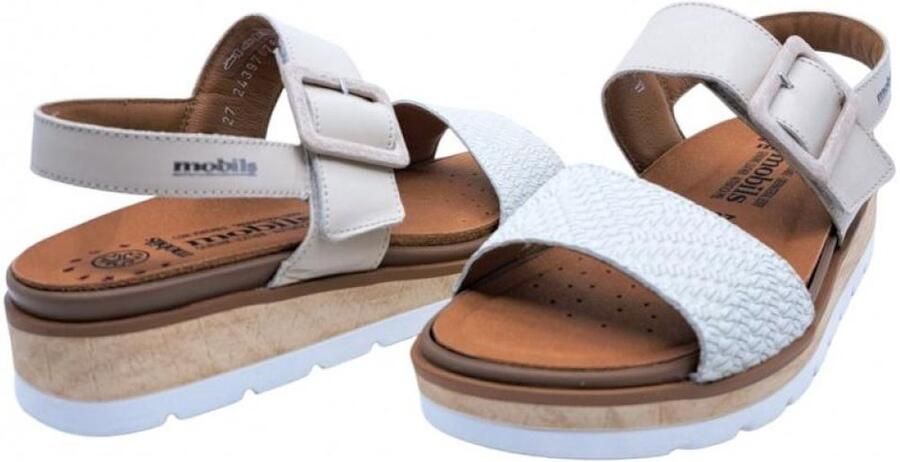 Mephisto Mobils Ergonomic Melysa Offwhite Sandaal