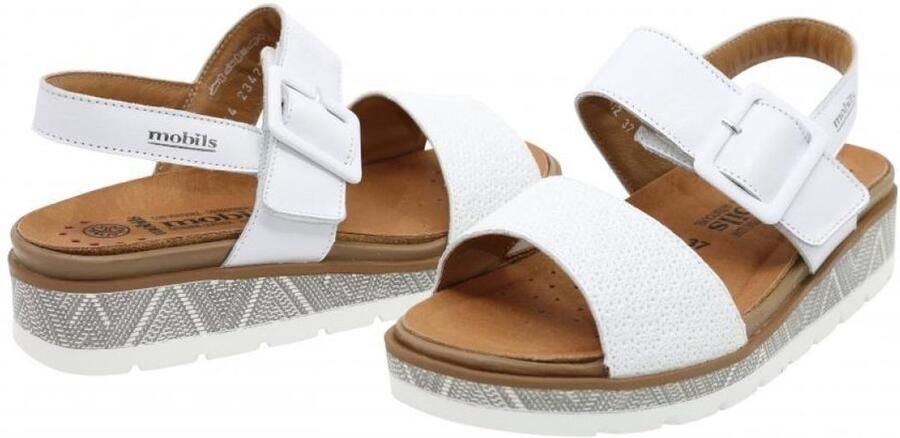 Mephisto Mobils Ergonomic Melysa Witte Sandaal