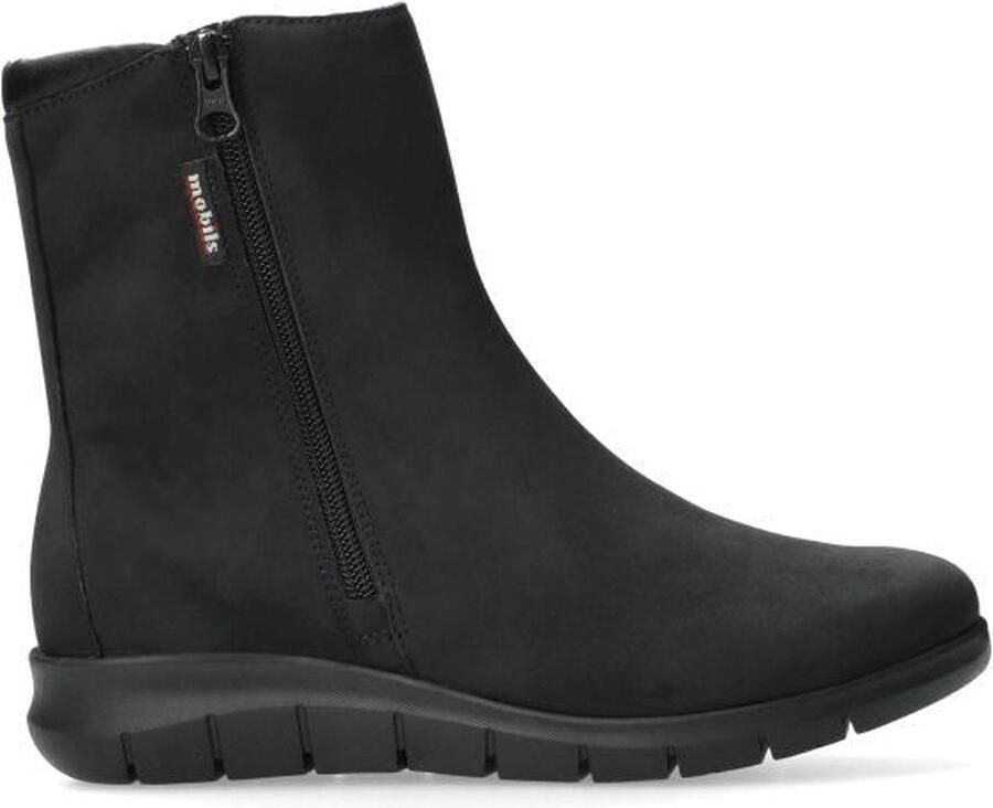 Mephisto Donkerblauwe Nubuck Enkellaars Blue Dames - Foto 2