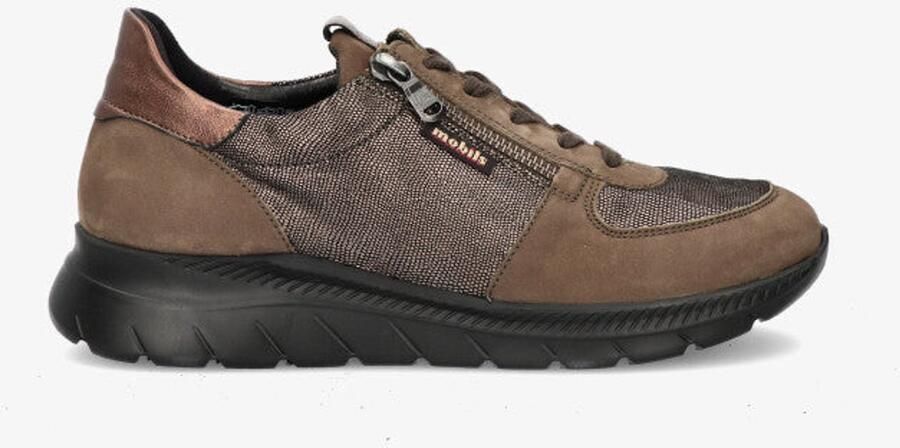 Mephisto Wijde pasvorm groene sneakers voor vrouwen Green Dames