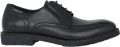 Mephisto Handgemaakte Veterschoenen voor Zaken Zwart - Zwart