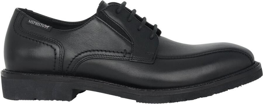Mephisto Handgemaakte Veterschoenen voor Zaken Zwart