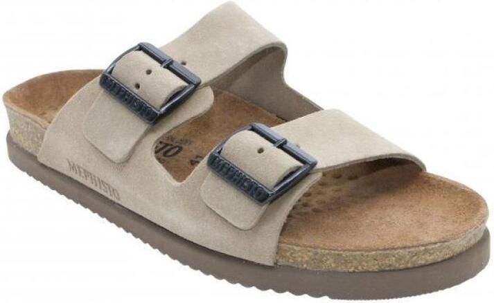 Mephisto Nerio Warm Grey Comfort Slipper Heren
