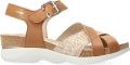 Mephisto Sandalen met sleehak Otalya - Bruin