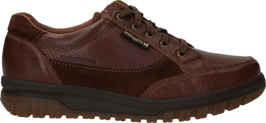 Mephisto PACO MONTANA Vrije tijdsschoenenHeren veterschoenHeren sneakersCasual Cognac - Foto 2