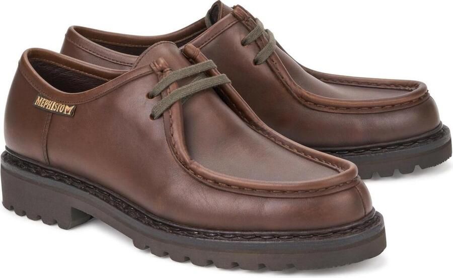 Mephisto PEPPO handgemaakte heren veterschoen bruin
