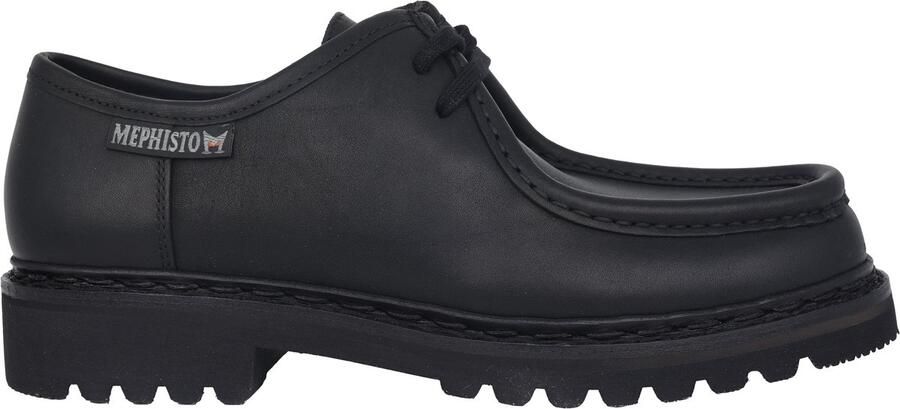 Mephisto Handgemaakte Veterschoen Zwart