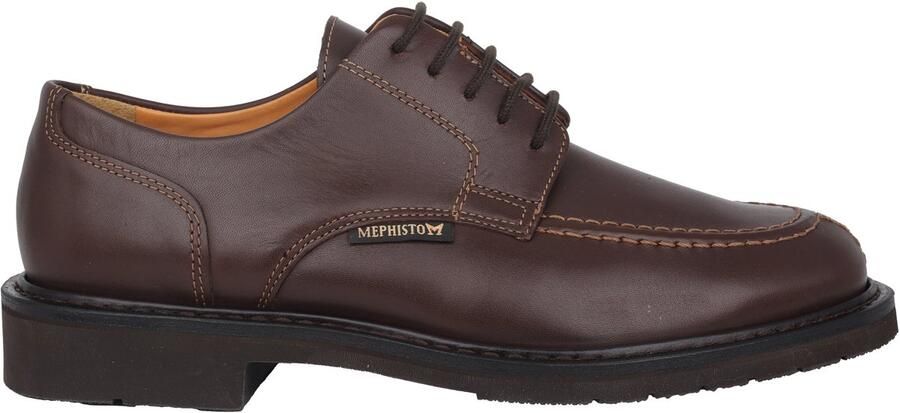 Mephisto Handgemaakte Veterschoenen voor Zaken Bruin