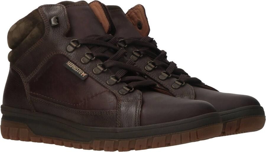 Mephisto PITT GRIZZLY Vrije tijd half-hoogHeren veterschoenHeren sneakers Bruin - Foto 6