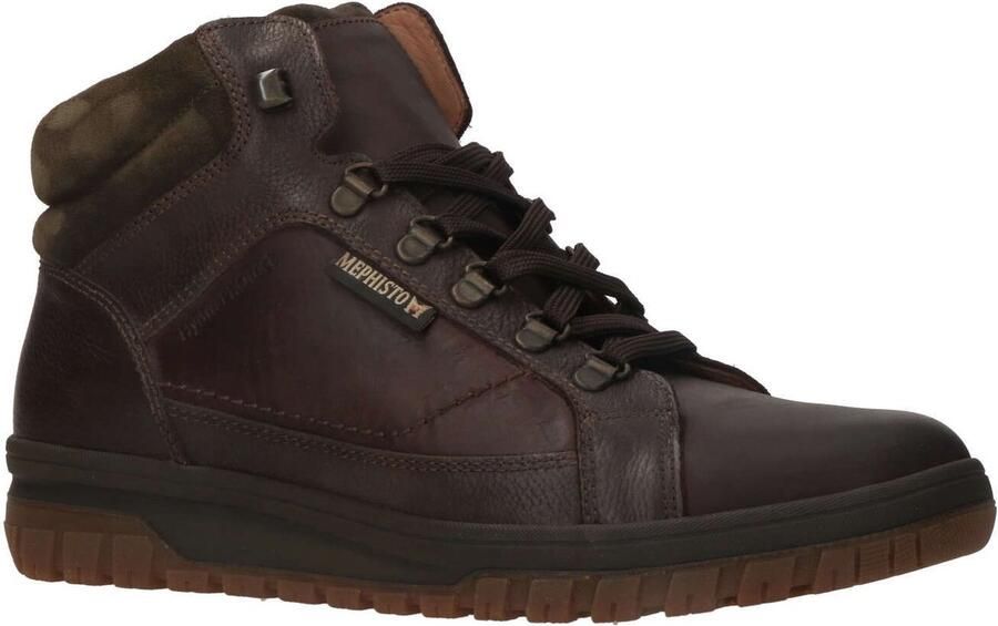 Mephisto PITT GRIZZLY Vrije tijd half-hoogHeren veterschoenHeren sneakers Bruin - Foto 4