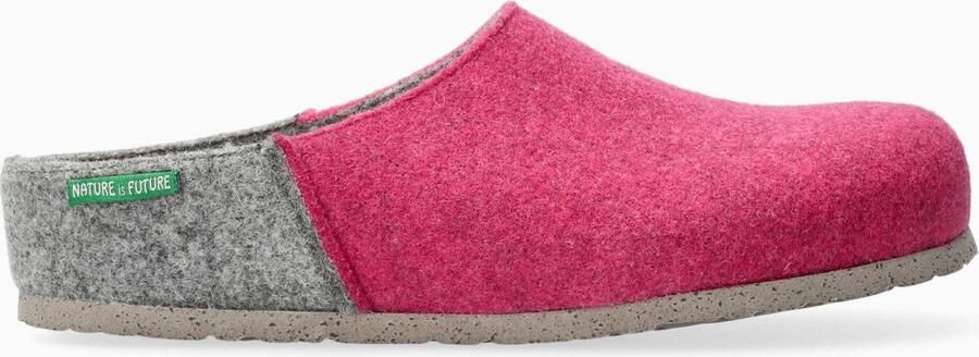Mephisto Roze Vilt Mule Clog voor Dames Pink