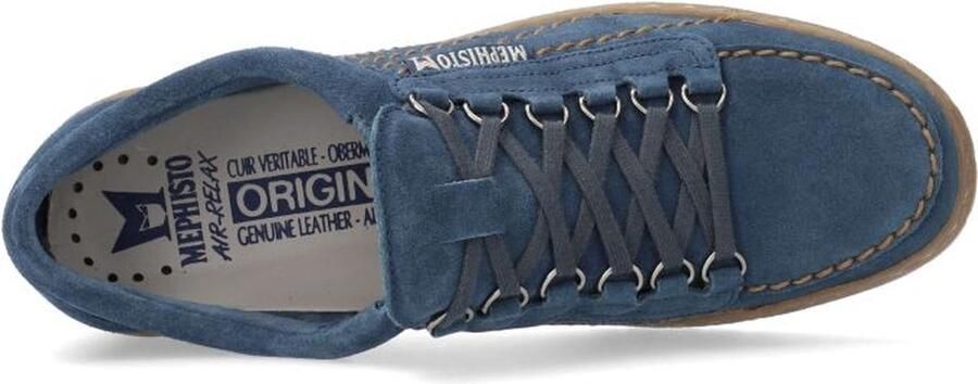 Mephisto Rainbow Veterschoen Blauw Mulberry - Foto 8