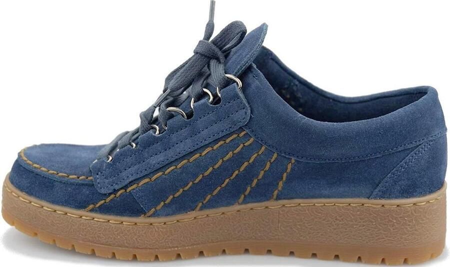 Mephisto Rainbow Veterschoen Blauw Mulberry - Foto 5