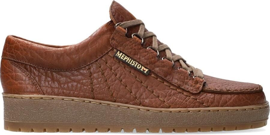 Mephisto RAINBOW MAMOUTH Volwassenen Heren sneakersVrije tijdsschoenenPopulaire herenschoenen Cognac - Foto 4