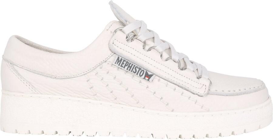 Mephisto Witte veterschoen Rainbow stijl