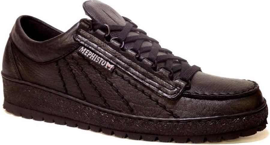 Mephisto RAINBOW~MAMOUTH~~~~~~~~~~~~~~~ Vrije tijdsschoenen Heren veterschoen Heren sneakersCasual Zwart - Foto 8