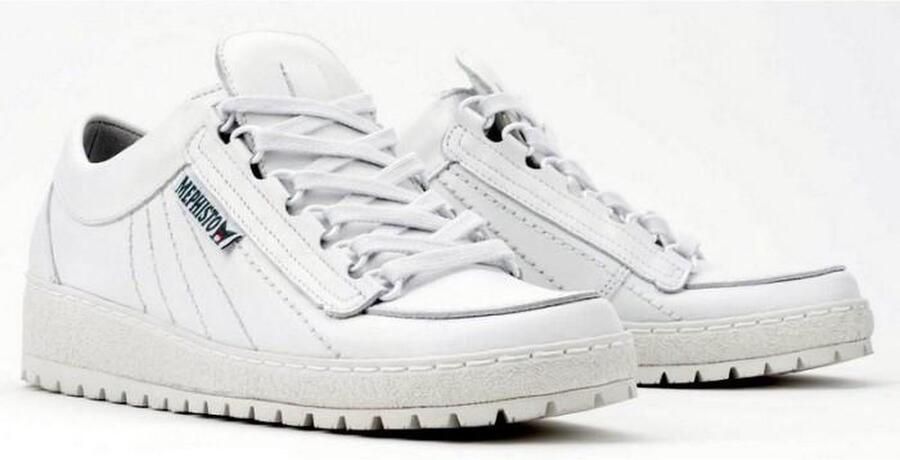 Mephisto RAINBOW OREGON Volwassenen Heren sneakersVrije tijdsschoenen Kleur: Wit beige