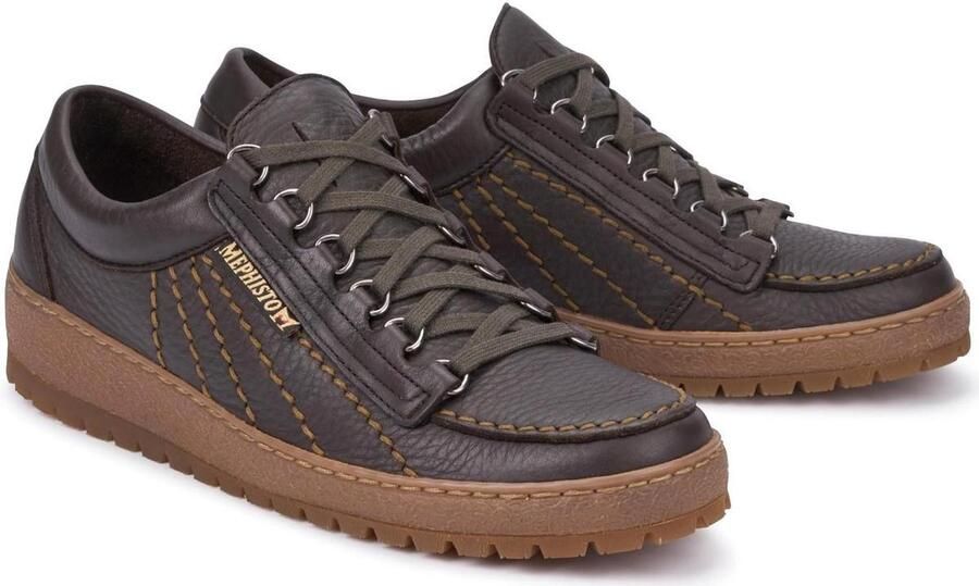 Mephisto RAINBOW~OREGON~~~~~~~~~~~~~~~~ Vrije tijdsschoenenHeren veterschoenHeren sneakersCasual Bruin