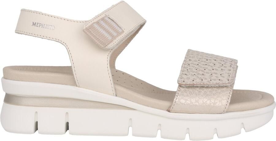Mephisto Beige leren damessandaal Rosane