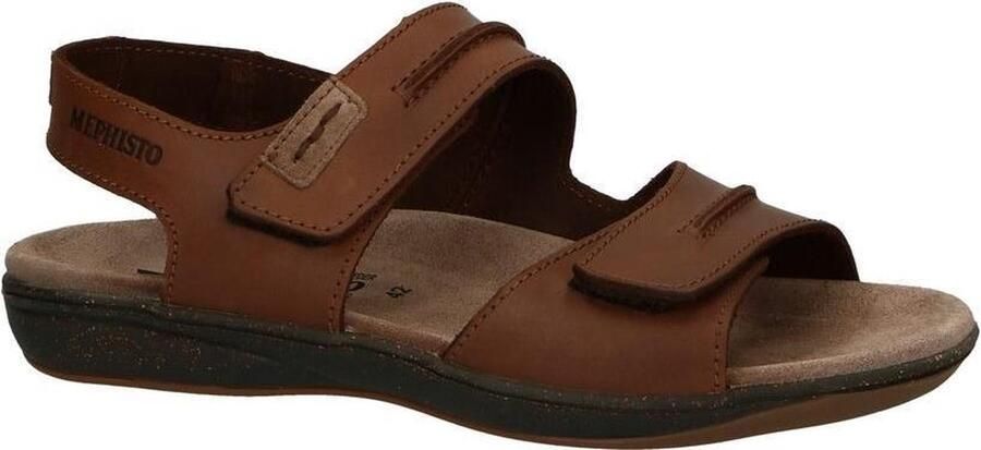 Mephisto SAGUN Heren Sandaal Donkerbruin