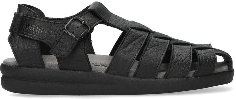 Mephisto Sam heren sandaal zwart