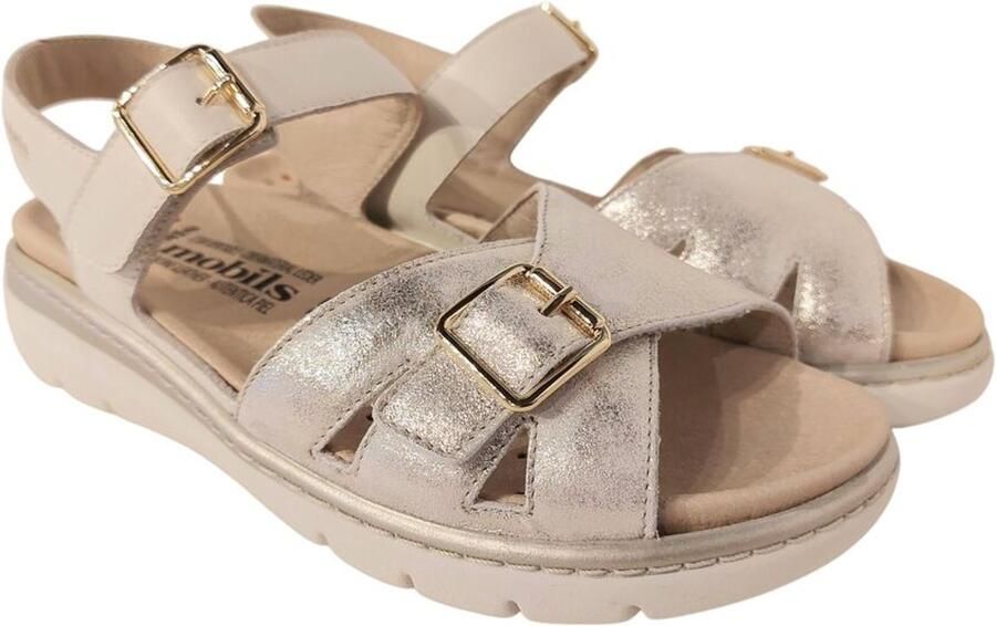Mephisto Sandaal Leonna Sand Beige Metallic