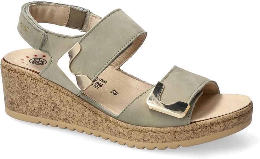 Mephisto SANDAAL NAWEL BUCKSOFT 6992 LIGHT KAKI