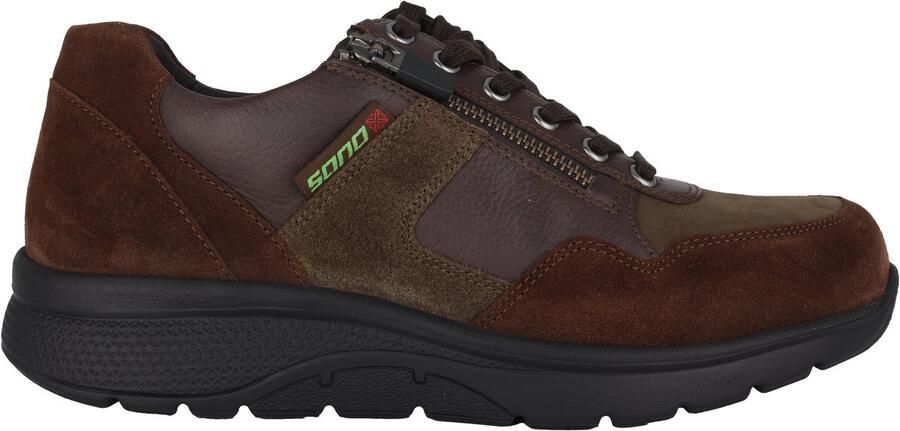 Mephisto Sano Amory heren rollende wandelsneaker Bruin