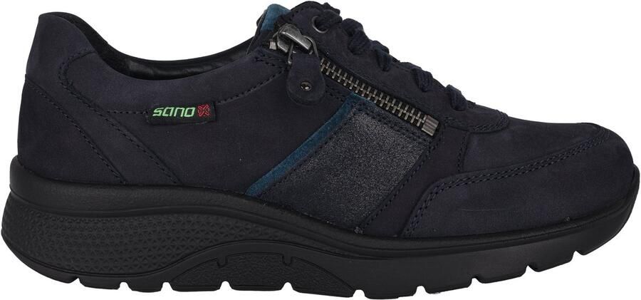 Mephisto Sano Izae dames rollende wandelsneaker Blauw