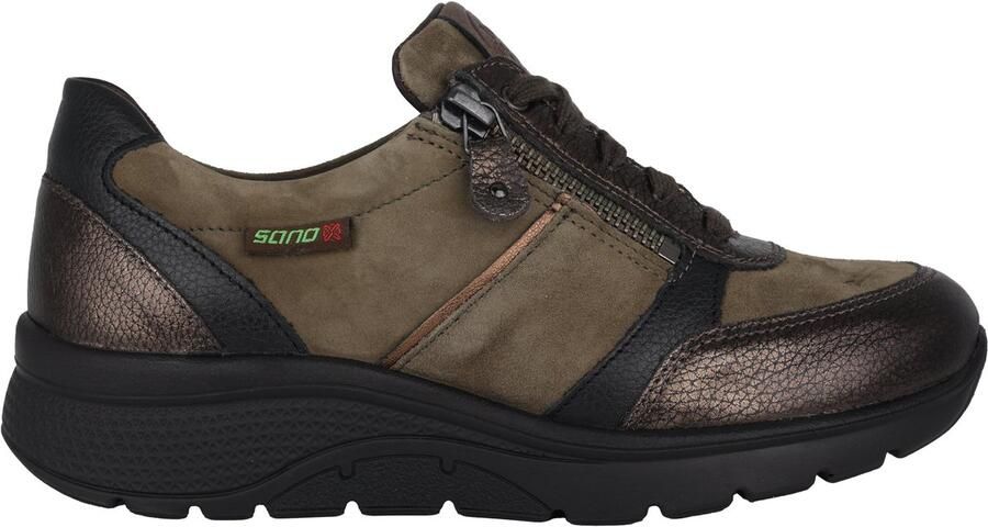 Mephisto Sano Izae dames rollende wandelsneaker Bruin